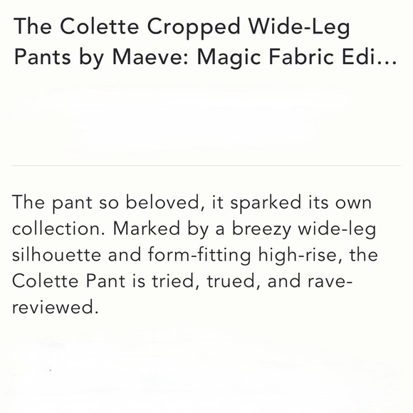 Maeve Colette Wide-Leg Pants High-Waisted - Picture 4 of 11